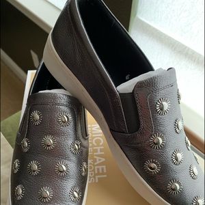 Michael Kors Metallic Slip On shoes